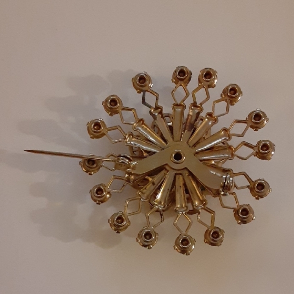Elegant Aqua Blue Brooch - Picture 6 of 9